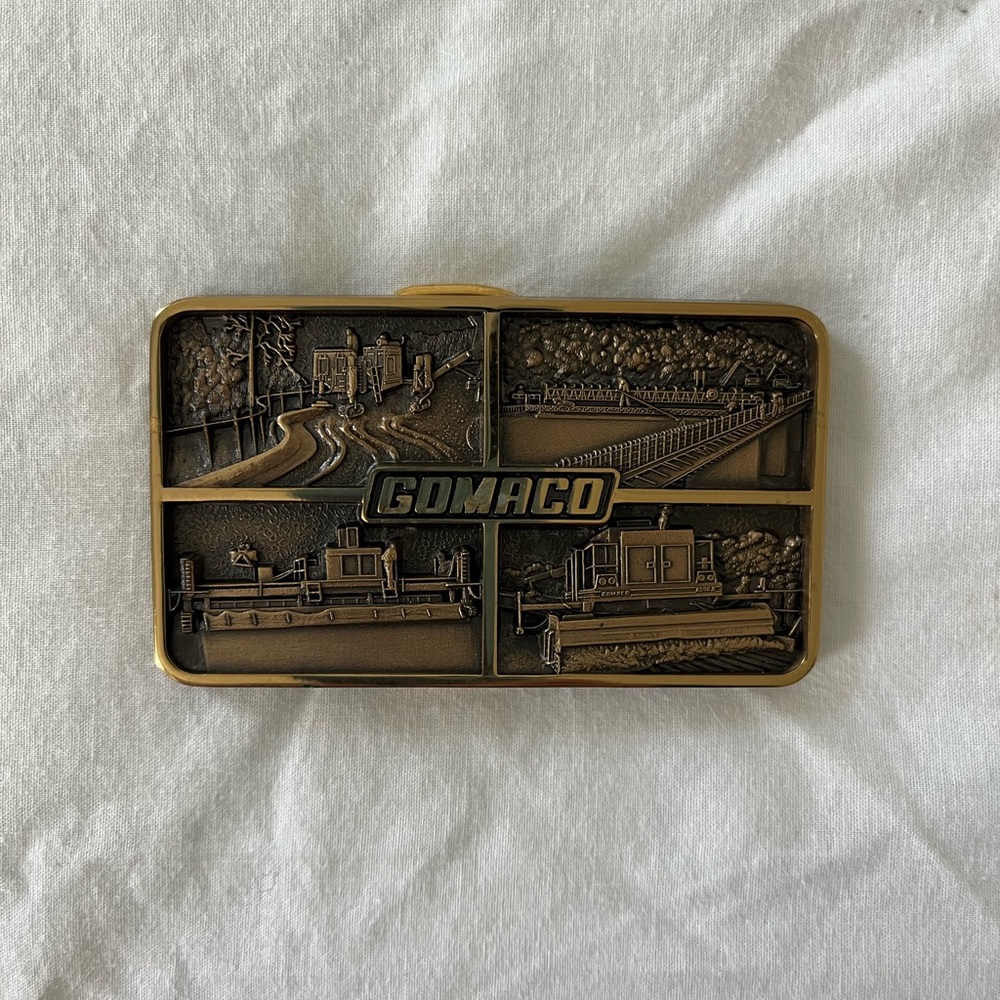Vintage Limited Edition Bronze Belt Buckle